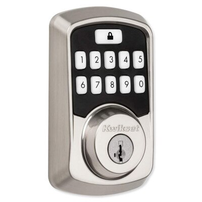 Kwikset Aura Keypad Smartlock, Bluetooth, Nickel